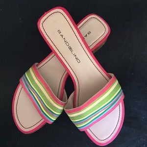 Bandolino ribbon sandals